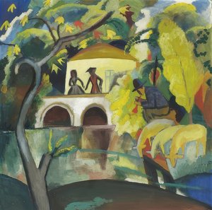 Rokoko.1912 de August Macke