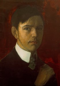 auto-retrato de August Macke