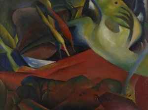 A tempestade, 1911. de August Macke