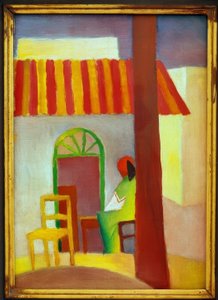 Café turco I de August Macke