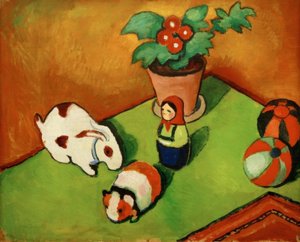Brinquedos de Walterchen de August Macke
