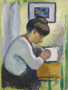 Escrita feminina de August Macke