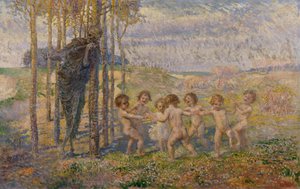 Dança de roda para crianças de August Roth