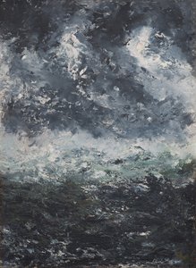 Paisagem de tempestade, 1894. de August Strindberg