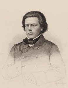 Retrato do compositor Anton Rubinstein 1829-1894, 1850.