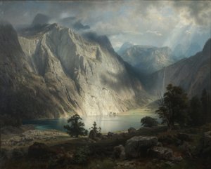Alto Lago perto de Berchtesgaden