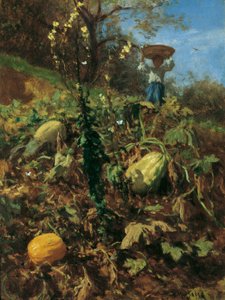 O jardim da abóbora de August von Pettenkofen