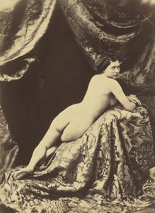 Estudo do nu,c. 1855 (foto) de Auguste Belloc