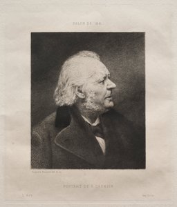 Honoré Daumier, 1881. de Auguste Boulard