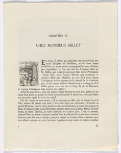 Frédéric Mistral: Mémoires et Recits de Frédéric Mistral: mulher e homem a cavalo (página 65) de Auguste Brouet
