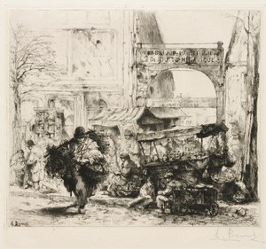 A Matinee Avenue de Clichy de Auguste Brouet