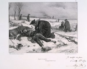 Após a Batalha de Champigny, Guerra Franco-Prussiana, 1870 1871.