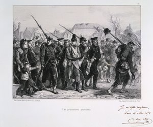 Prisioneiros prussianos, Guerra Franco-Prussiana, 1870 1872.