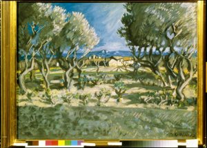 oliveiras de Auguste Chabaud