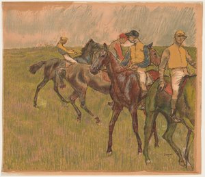 Cavalos de corrida de Auguste Clot