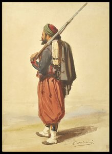 Zouave de Auguste Delacroix