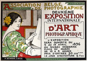 Exposição de arte fotográfica no Musee Moderne, Bruxelas de Auguste Donnay