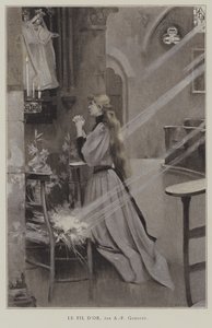 Ilustração para Le Fil dOr, de Henry Greville