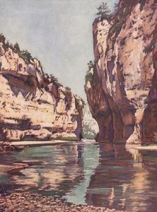 França: Les Gorges Du Tarn (litografia a cores)