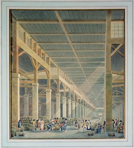 Vista do &39;The Wine Hall&39;, antes de 1808 de Auguste Hibon