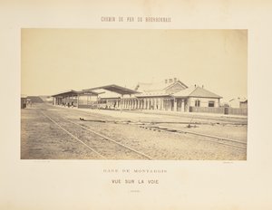 Estação de Montargis, vista da via