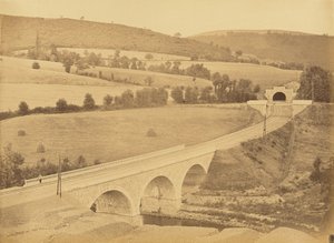 Viaduto sobre o rio Rhims, perto do Hôpital de Auguste Hippolyte Collard