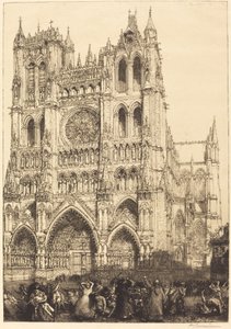 Catedral de Amiens (Catedral de Amiens - Dia do Inventário) de Auguste Lepere