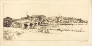 Angers - Vista Panorâmica de Auguste Lepere