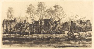 Bancos do Somme em Amiens Bancos do Somme em Amiens, 1907. de Auguste Lepere