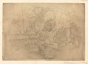 Departure for Greenwich (Depart pour Greenwich) de Auguste Lepere