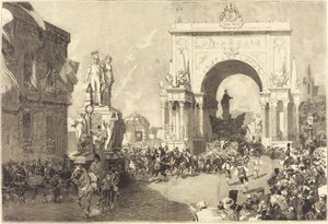 Fêtes jubilaires de Bruxelles de Auguste Lepere