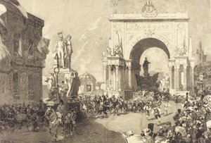 Celebrações do Jubileu de Bruxelas, 18831890. de Auguste Lepere