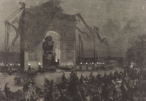 Funeral de Victor Hugo. A Vigília, 1885.