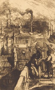 Bairro dos Gobelins O Bairro dos Gobelins, 1893. de Auguste Lepere