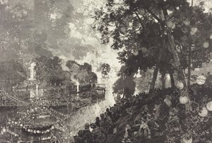Neve em Paris. de Auguste Lepere