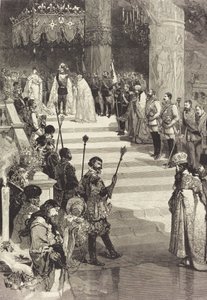 A coroação do imperador Alexandre III da Rússia 27 de maio de 1883.