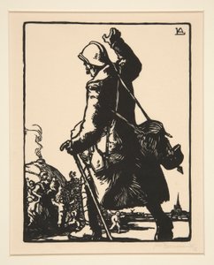 Soldado de licença, da Guerra de 1914, primeira série, nº 16