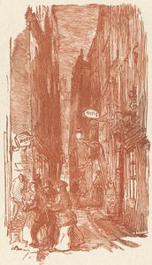 Rua Saint-Severin de Auguste Lepere