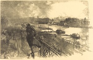 O Sena perto da Ponte Austerlitz, 1888.
