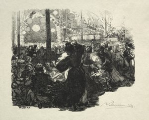 14 de julho, Rue de Belleville, 10h de Auguste Louis Lepère
