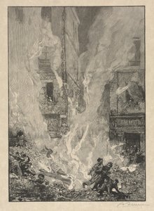 [Incêndio da Cidade] de Auguste Louis Lepère
