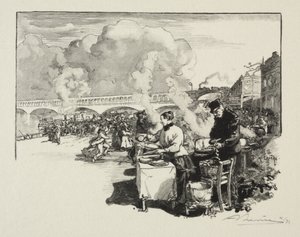 Palco de desembarque para barcos omnibus de Auguste Louis Lepère