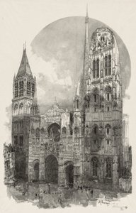 Rouen ilustrado: A Catedral de Rouen de Auguste Louis Lepère