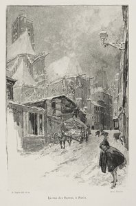 Rue des Barres, Paris de Auguste Louis Lepère
