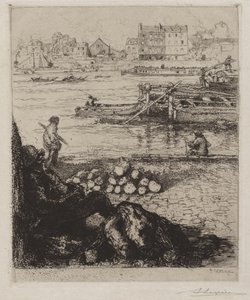 O estivador: Quai de la Gare de Auguste Louis Lepère
