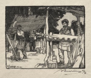 O fabricante de ripas de Auguste Louis Lepère