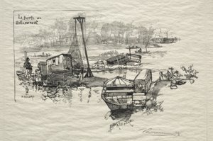 O Ponto de Billancourt de Auguste Louis Lepère