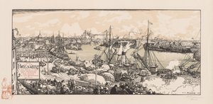O porto de Nantes de Auguste Louis Lepère
