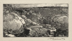 O circo Long Rocher de Auguste Louis Lepère