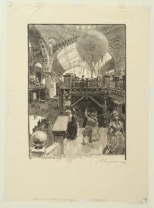 Palácio das artes liberais: interior de Auguste Louis Lepère